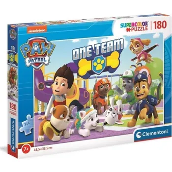 Puzzle Clementoni Tlapková patrola Jeden tým 180 dílků