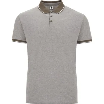 Pánské tričko ROLY Polokošile Bowie, krátký rukáv, pánské E0395-153-XXL 2XL Melír zelená