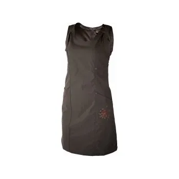 Dámské šaty WARMPEACE FRIDAY BETTER black coffee XXL; Černá šaty + DÁREK DLE VÝBĚRU!