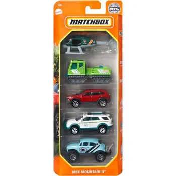 auto na autodráhu Matchbox MBX Mountain II 5ks