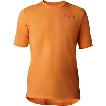 cyklistický dres Cyklistický dres Fox Ranger Drirelease SS Jersey Race Day Glo Orange - S