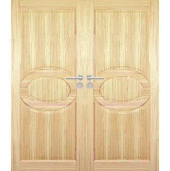 Interiérové dveře ArchoD Dvoukřídlé dřevěné dveře dýhované z borovice Aruba