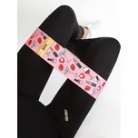 Posilovací guma BeBooty Ladies růžová-vzor - GoldBee S