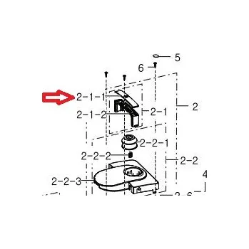 Hubice k vysavači Samsung DJ64-00698U rukojeť pro vysavač Samsung, Red