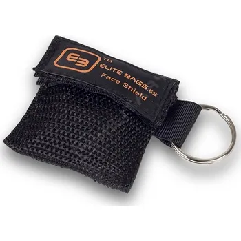 Lékárnička Elite Bags - Rouška resuscitační - klíčenka Barva: Černá