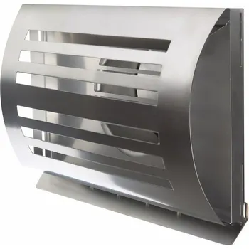 Větrací mřížka Fasádní mřížka Delta 160mm - nerez