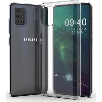 Silikonový kryt pro Samsung Galaxy A51 - Průhledný