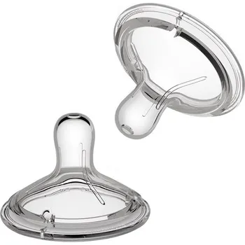 Kojenecká láhev NANOBÉBÉ Dudlíky na kojenecké lahve 2ks - pomalý průtok