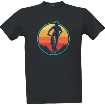 Pánská móda Tričko s potiskem MTB cyklista pánské