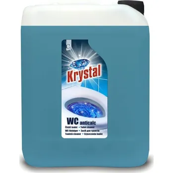 WC čistič KRYSTAL na WC ANTB modrý 5l