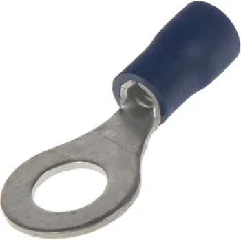 Auto elektroinstalace Kabelové očko M6 modré, 100 ks