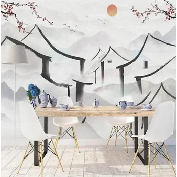 Fototapeta Solution Media 3D tapeta - Kreslená vesnice MU3868 6 - Samolepící tapeta - 380-450g/m2