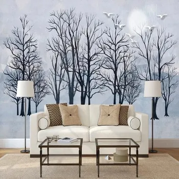 Fototapeta Solution Media 3D tapeta - Zimní krajina MU3871 2 - Voděodolná hedvábná tkanina - Textilní tapeta lesklá - 200g/m2