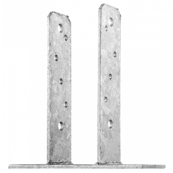 Tesařské kování RAWLPLUG Vzpěra sloupcová šroubovací s patkou D-TG síla 6 mm Varianta: 71 x 200 mm