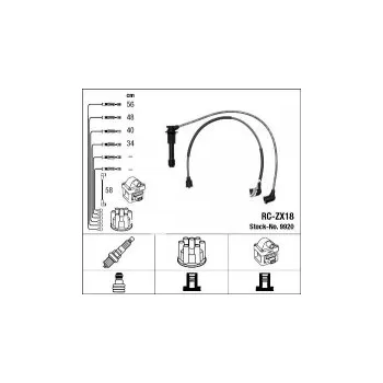 Zapalovací kabel Sada kabelů pro zapalování NGK RC-ZX18 - MAZDA