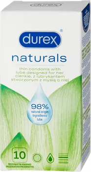 Kondom Durex Naturals 56 mm 10 ks