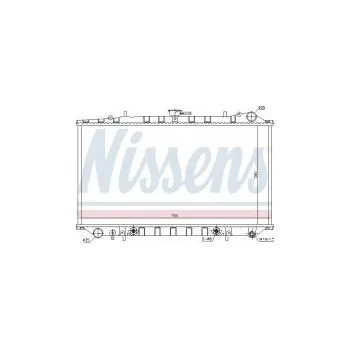 Chladič motoru Chladič motoru NISSENS 62978
