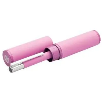 Kuličkové pero TUBLA kovové v pouzdře - růžová,rychlé dodání