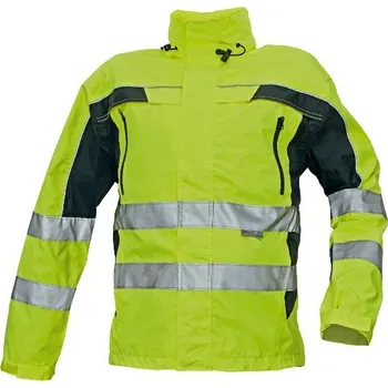 pracovní bunda CERVA BUNDA TICINO HV ŽLUTÁ/ČERNÁ XXL