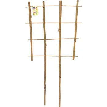 Stojan na květiny Mřížka TRELLIS BAMBUS S4 přírodní 3ks 26x63cm