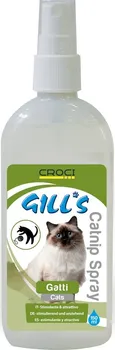 Kosmetika pro kočku Croci Gills Catnip Spray Gatti šanta 150 ml
