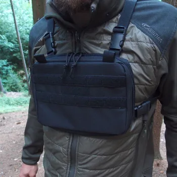 turistický batoh JUBÖ Hrudní brašna Front Bag MINI - černá