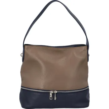 Dámská kožená kabelka přes rameno khaki - ItalY Miriam Khaki