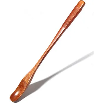 Příbor Lžíce na míchání s vinutím v japonském stylu - Hnědé vlákno 1