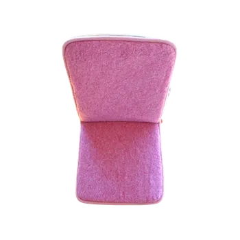 Podsedák Podsedák s opěradlem z ovčí vlny 42x94cm růžový, Barevné varianty Růžová, Velikosti 42x94 cm 200-100-00141