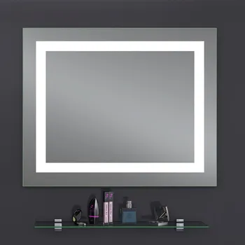 Zrcadlo Lavedo Lava Kvadra 80x65 koupelnové zrcadlo s LED podsvícením