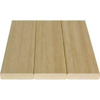 Stavební profil Lavičkový profil saunový 22 x 80 x 1000 mm - abachi, kvalita A