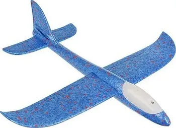 ISO 10487 LED Pěnové házecí letadlo 47 x 48 cm modré