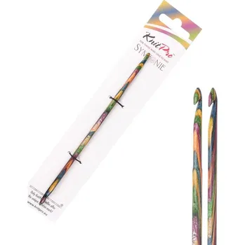 Jehlice KnitPro Symfonie oboustranný dřevěný háček 4 a 4,5mm (KnitPro Symfonie oboustranný dřevěný háček 4 a 4,5mm)