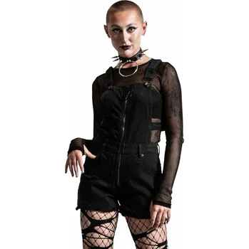 Dámské kraťasy kraťasy dámské KILLSTAR - Damaged Goods Overalls - Black - M
