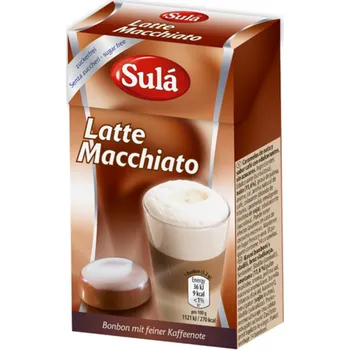 Sulá Bonbóny bez cukru Latte Macchiato 44 g Bonbon Sulá Bonbóny bez cukru Latte Macchiato 44 g