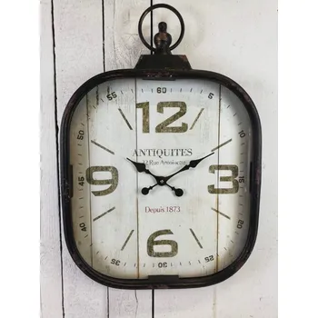 Hodiny Velké kovové vintage hodiny