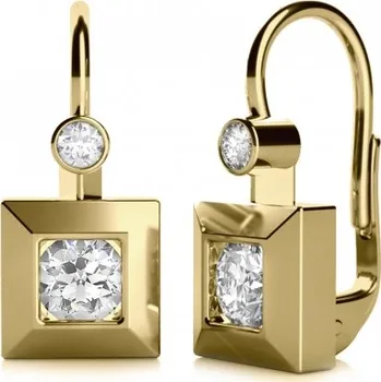 Náušnice Couple, Náušnice Ima ve žlutém zlatě se zirkony, 6830203-0-0-1
