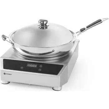 Vařič Hendi 239681 indukční vařič wok 3500 + pánev wok