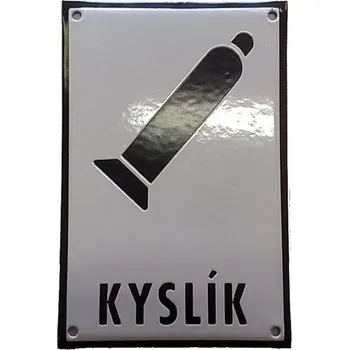 Značení Tabulka s nápisem |KYSLÍK| - smaltovaná A5