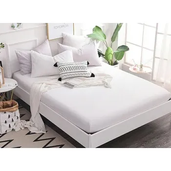 Prostěradlo Napínací prostěradlo na matraci 140x200 cm, jersey, bílá