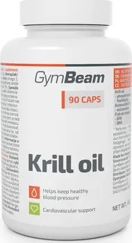 Přírodní produkt GymBeam Krill Oil 90 cps.