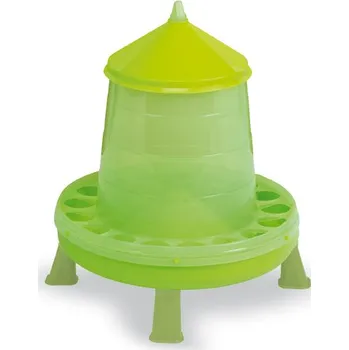 krmítko pro hospodářská zvířata Násypné krmítko tubusové pro slepice, drůbež 16 kg GAUN závěsné s nožičkami