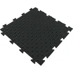 Černá plastová (PVC) puzzle protiúnavová dlažba FLOMA TT40 (bubbles) - délka 47,5 cm, šířka 47,5 cm, výška 0,8 cm - 80070187