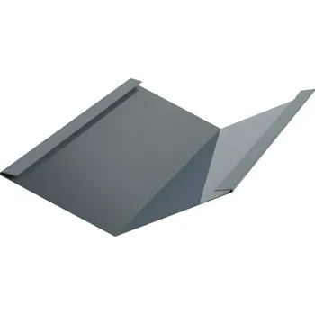 Plech Úžlabí RŠ 333, 1 bm, Prefalz stucco, Antracitová P.10 RAL 7016