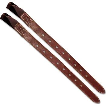 Jezdecké sedlo WINTEC Řemeny sedlové Quick-Change Wintec, kožené, 37,5 cm, hnědé 37,5cm