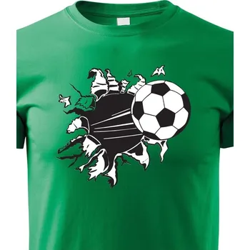 Chlapecké tričko Dětské tričko - Fotbal, Barva Zelená, Velikost 110 cm/4 roky, Canvas Dětské tričko Bezvatriko.cz 601001 - DTF/DTG