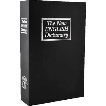 Žertovný předmět Sejf v knize - Anglický slovník 24,5x15,5