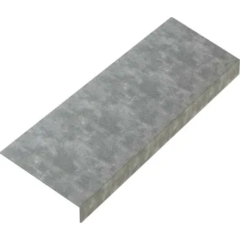 Plech Podklad pod okapnici RŠ 167, 3 bm, Přírodní pozink