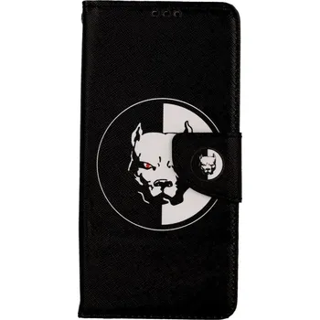 Pouzdro na mobilní telefon Pouzdro Samsung A52 Černobílý pitbull (kryt neboli obal na Samsung A52)