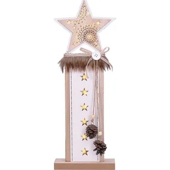 Vánoční osvětlení Solight 1V237 dekorace 10 LED teplá bílá